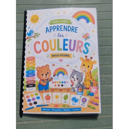 Livret couleur maternelle
