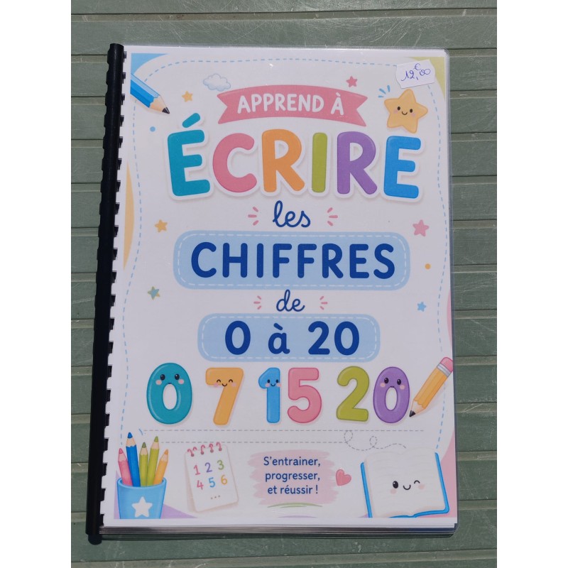 Livret apprendre à écrire les chiffres