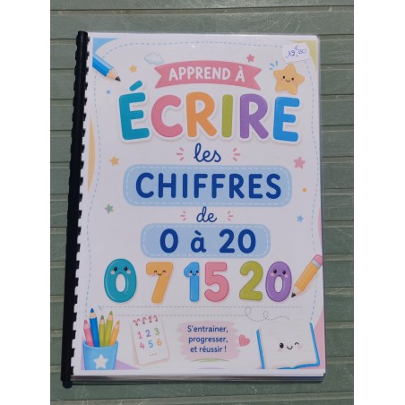 Livret apprendre à écrire les chiffres