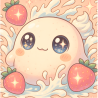 Fantôme kawaii & ses fraises