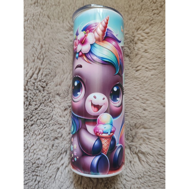 Licorne & glace sur la plage