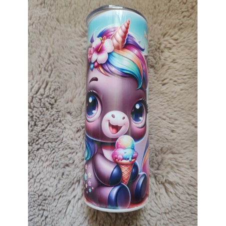 Licorne & glace sur la plage