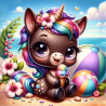 Licorne & glace sur la plage
