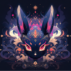 Chat kawaii & pouvoir magique