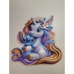 Stitch licorne