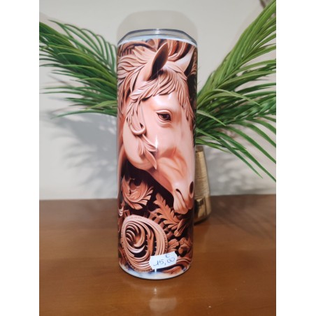 Tumbler cheval bois