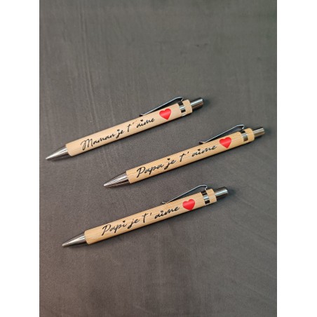 Stylos en bois personnalisé