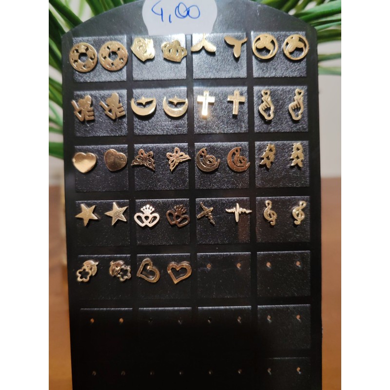 Boucle d'oreille acier inoxydable