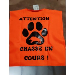 Gilet orange chasse taille XL