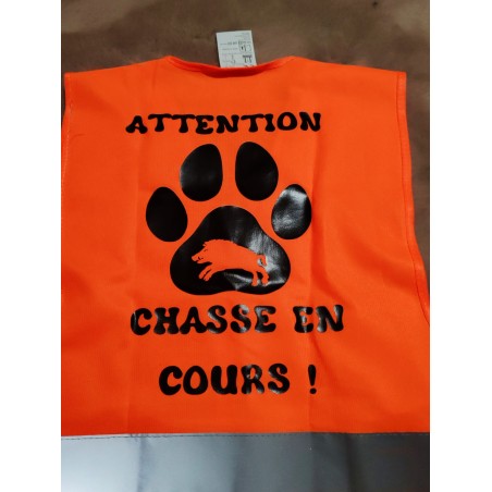 Gilet orange chasse taille XL
