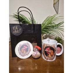 ☕ Coffret Poule dans le Tronc