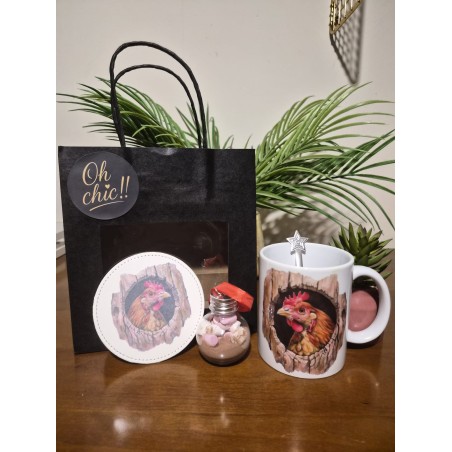 ☕ Coffret Poule dans le Tronc