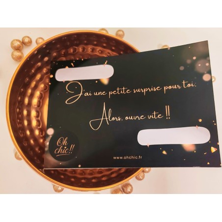 J'ai une petite surprise pour toi