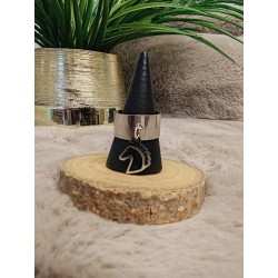 Bague breloque tête de cheval