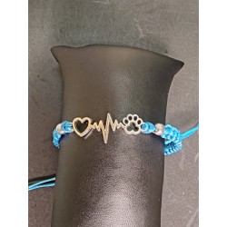 Bracelet corde cardiaque chien