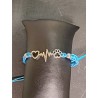 Bracelet corde cardiaque chien