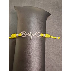 Bracelet corde cardiaque chien