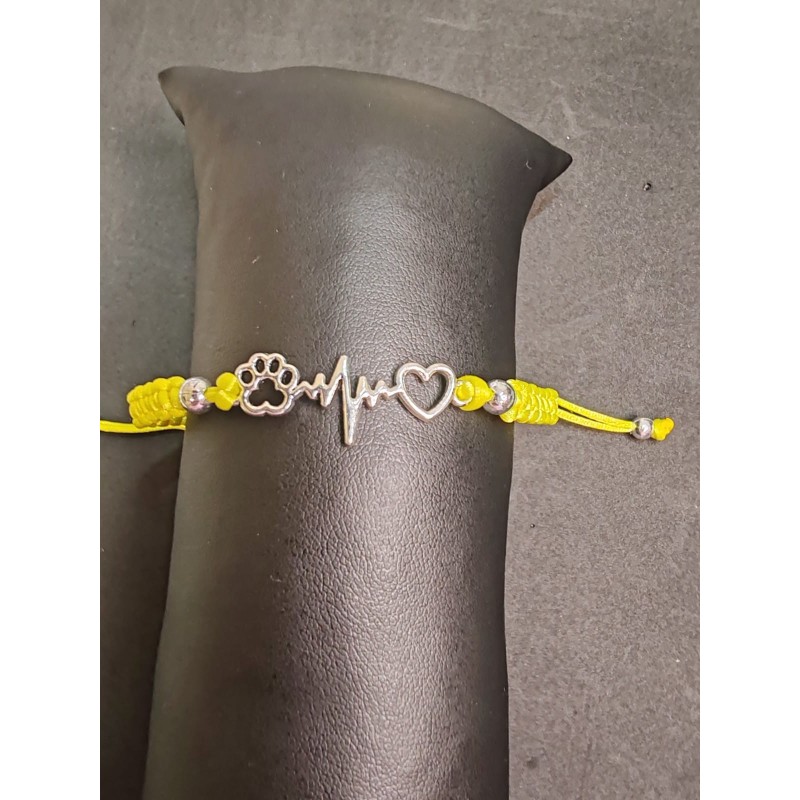 Bracelet corde cardiaque chien