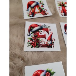 DTF alphabet gnomes pour tasse