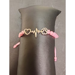 Bracelet corde cardiaque chien