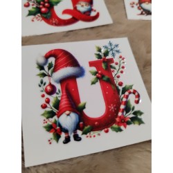 DTF alphabet gnomes pour tasse