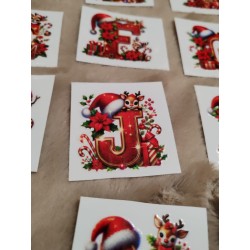 DTF alphabet rênes pour tasse