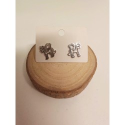 Boucle d'oreille licorne