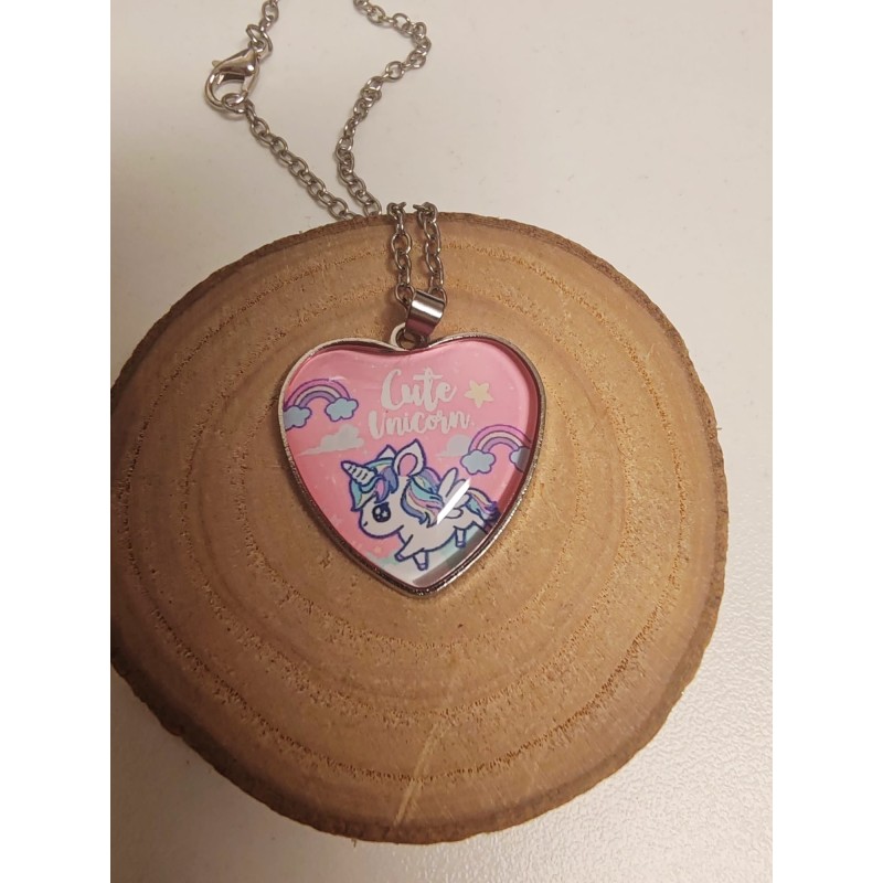 Collier licorne enfant