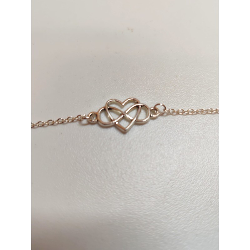 Bracelet coeur infini
