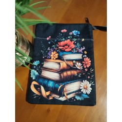 Housse de livre fleuries