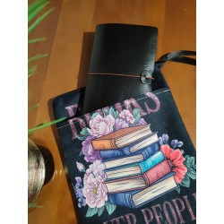 Housse de livre fleuries