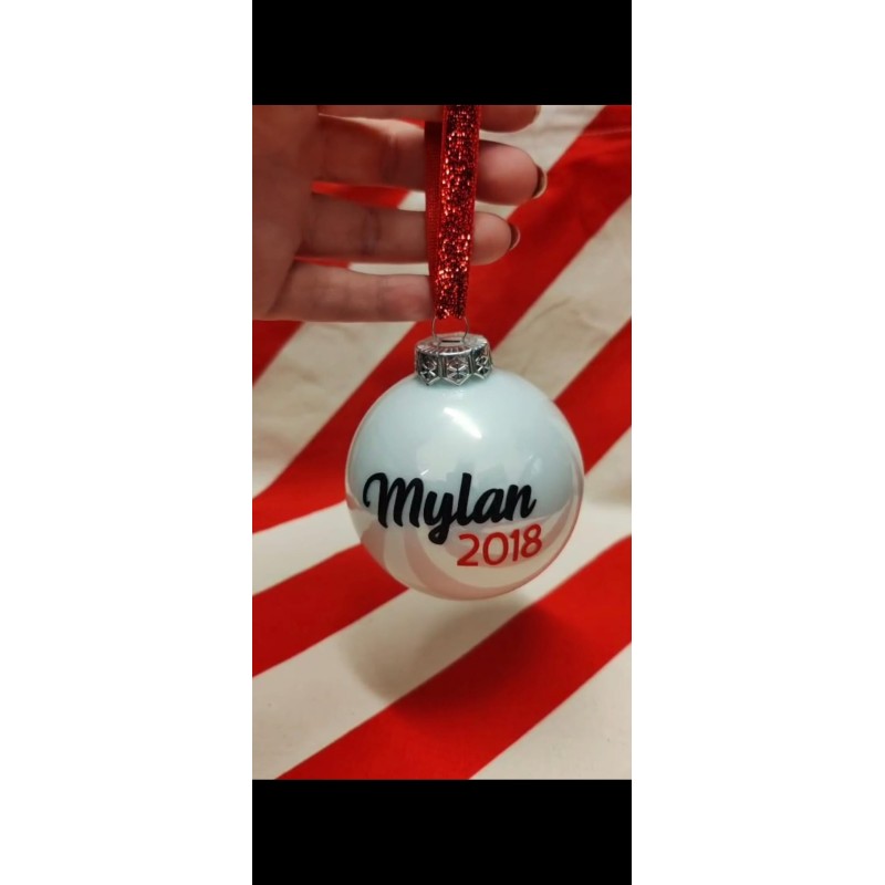 Boule de Noël personnalisé