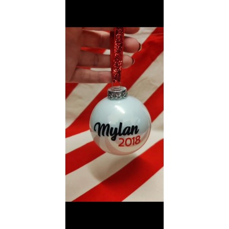 Boule de Noël personnalisé