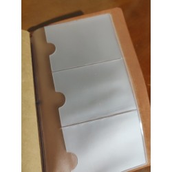 Carnet de voyage en cuir marron foncé