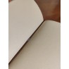 Carnet de voyage en cuir marron clair