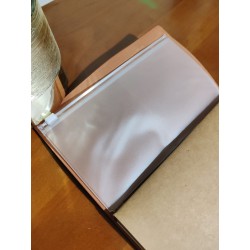 Carnet de voyage en cuir noir