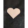 Marque page coeur en cuir