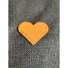 Marque page coeur en cuir