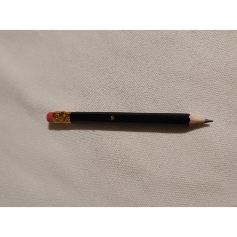 ✨ Mini crayons de papier avec cœur doré ✨