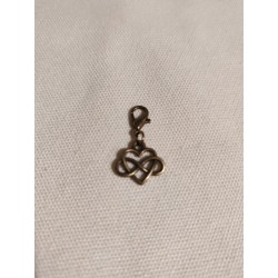 Breloque coeur infini