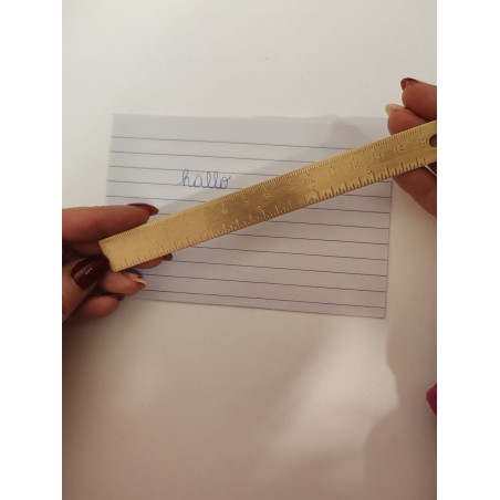 Règle 15 cm en cuivre