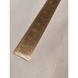 Règle 15 cm en cuivre