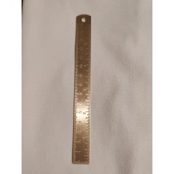Règle 15 cm en cuivre