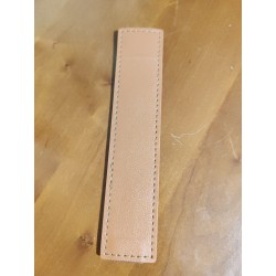Porte stylos en cuir avec élastique pour carnet