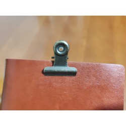 Pince vintage pour carnet de voyage