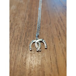 Collier fer cheval double