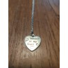 Collier Coeur "Forever in my heart"