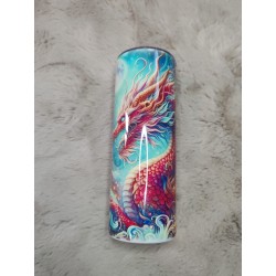 🌙🐉 Tumbler 20oz Dragon & Deux Lunes – Puissance & Mystère 🌙🐉