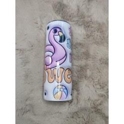 🦩☀️ Tumbler 20oz Été Flamant Rose – Effet 3D & Good Vibes ☀️🦩