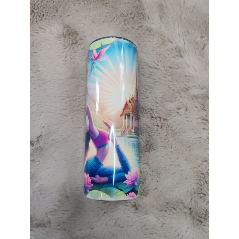 🧘‍♀️✨ Tumbler 20oz Yoga – Sérénité & Bien-être ✨🧘‍♀️